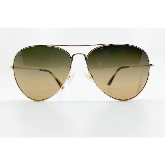 Maui Jim Japan Mavericks MJ-264-16 Gold Metal Sunglasses 61-14-137 8547